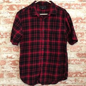 Forever 21 Men Buffalo Plaid Button Down
